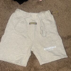 Essentials Men's Light Gray Athletic Shorts